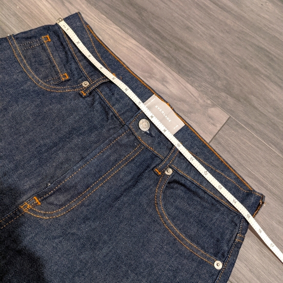 NWOT Everlane High-Rise Ankle Length Jeans in Blue - Picture 8 of 12